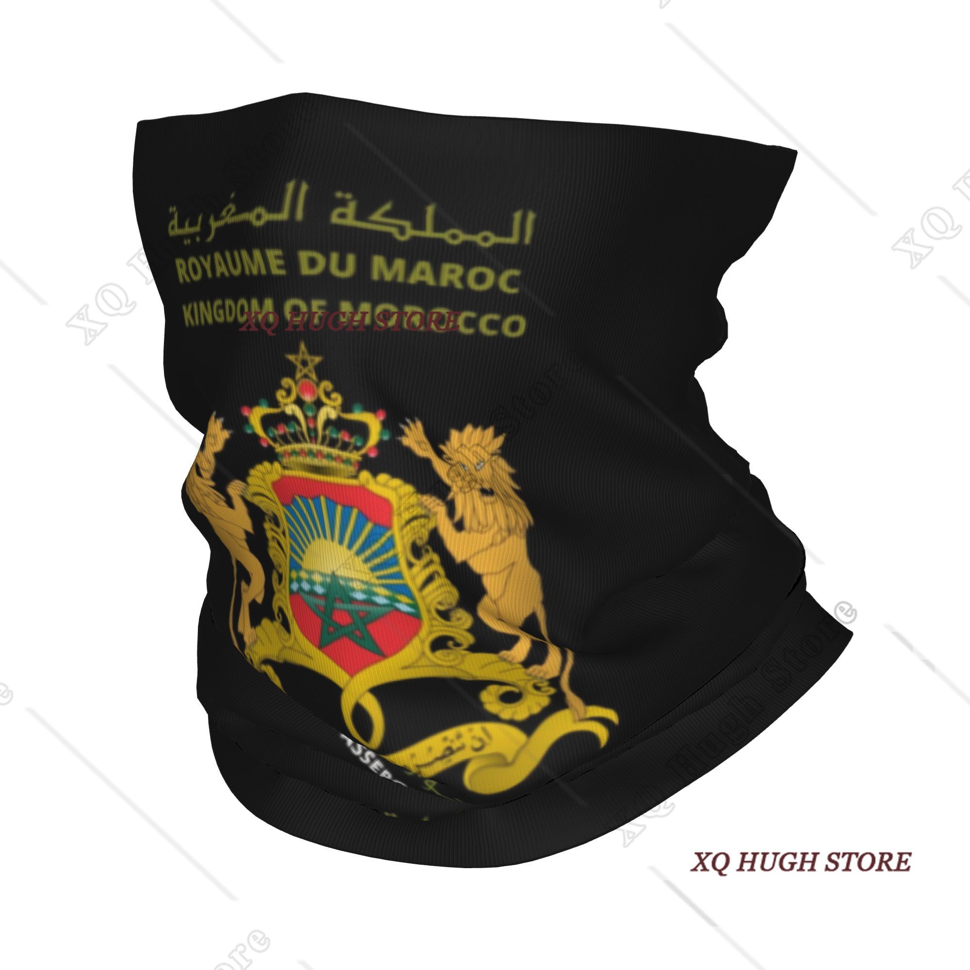 Neck Warmer Tube - Custom Moroccan Passport Bandana Neck Warmer