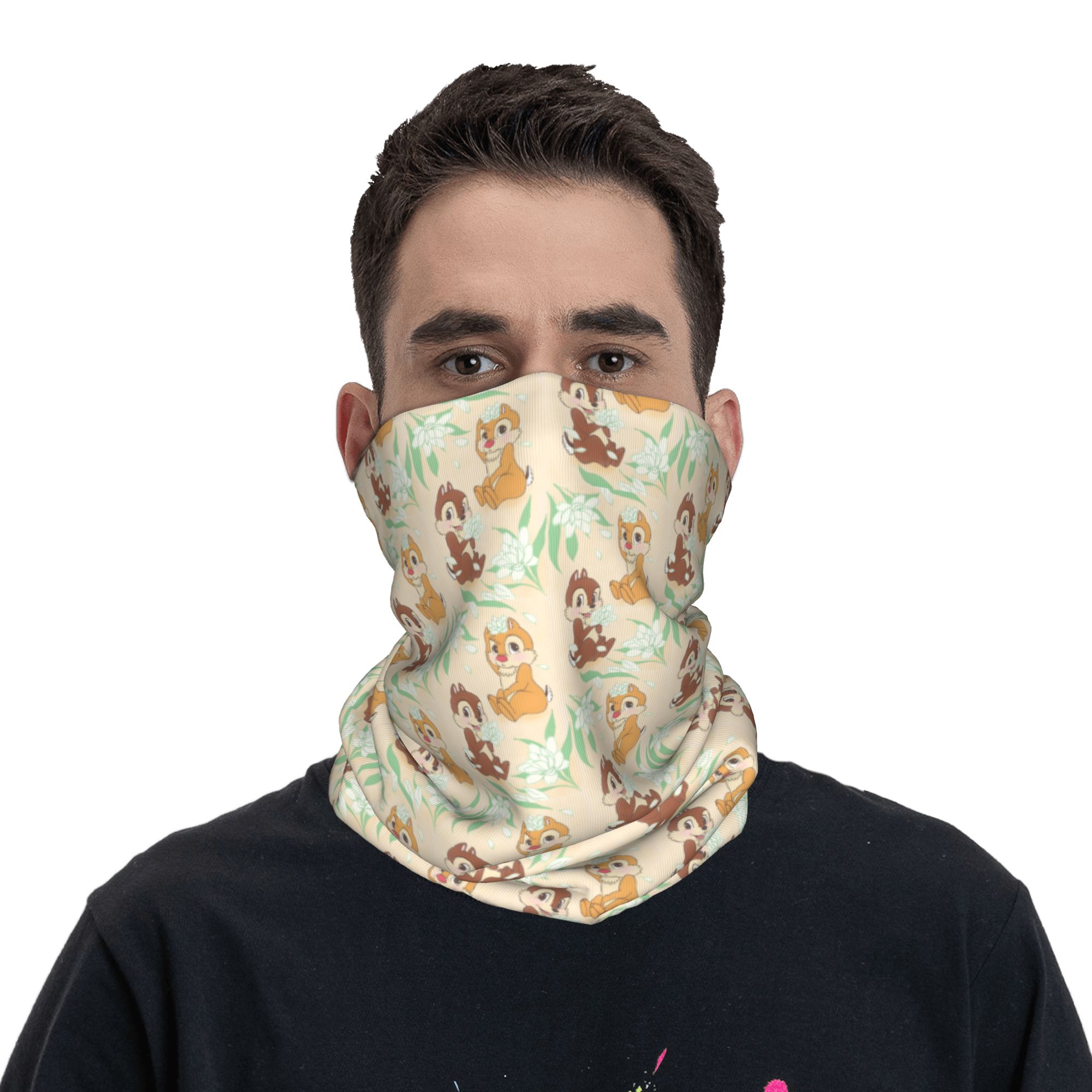 Custom Cute C-Chip And D-Dale  - Neck Warmer Tube recension och pris