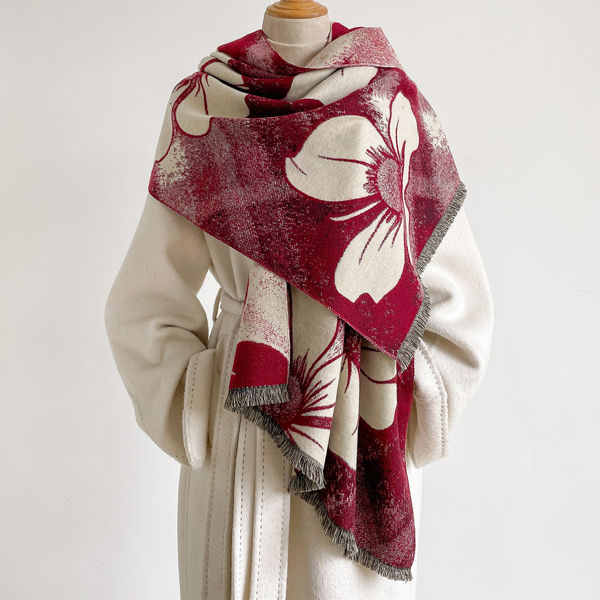 Women Imitation Cashmere Scarf - Pashmina Wrap Large recension och pris
