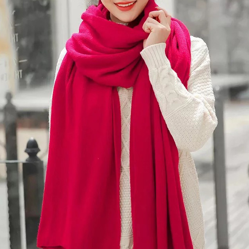 Solid Color Imitation Cashmere - Muffler Men Wool recension och pris