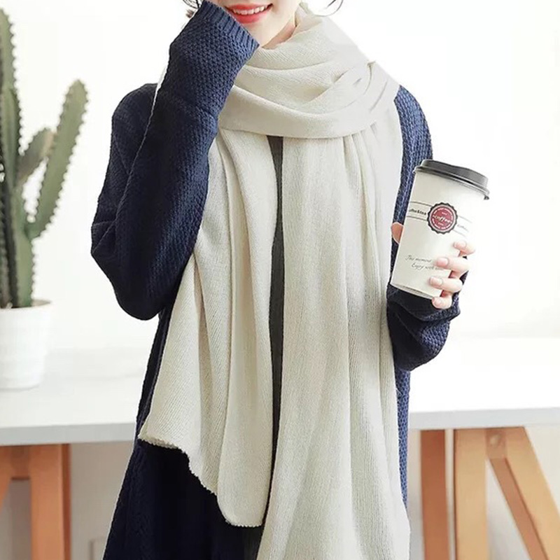 Solid Color Imitation Cashmere - Muffler Men Wool recension och pris