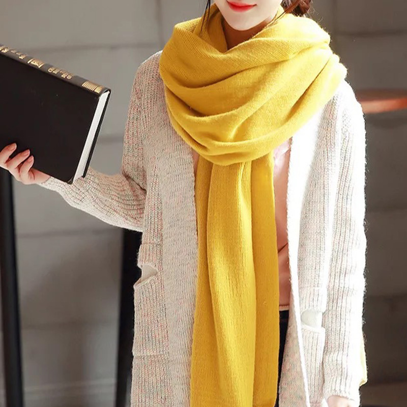 Solid Color Imitation Cashmere - Muffler Men Wool recension och pris