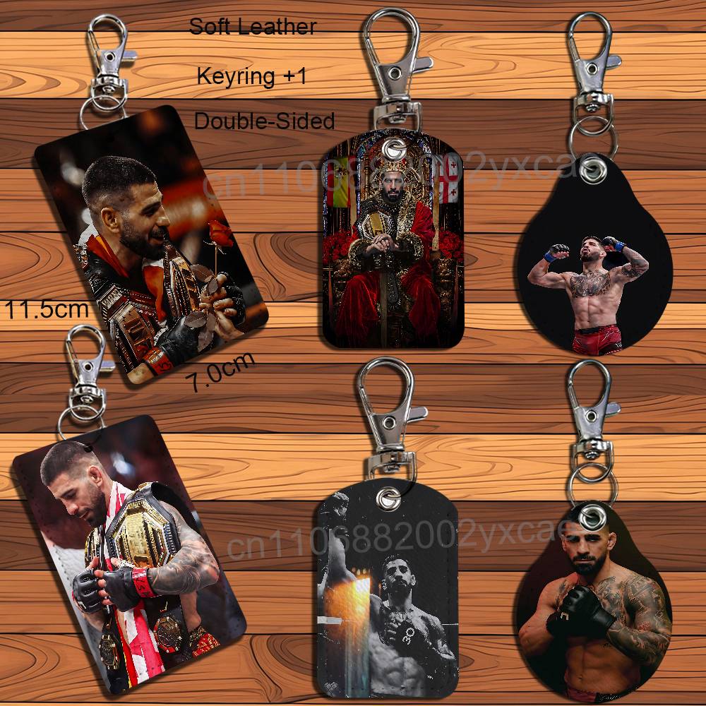 Looking forward Ilia Topuria L - Lanyard Badge Holder recension och pris