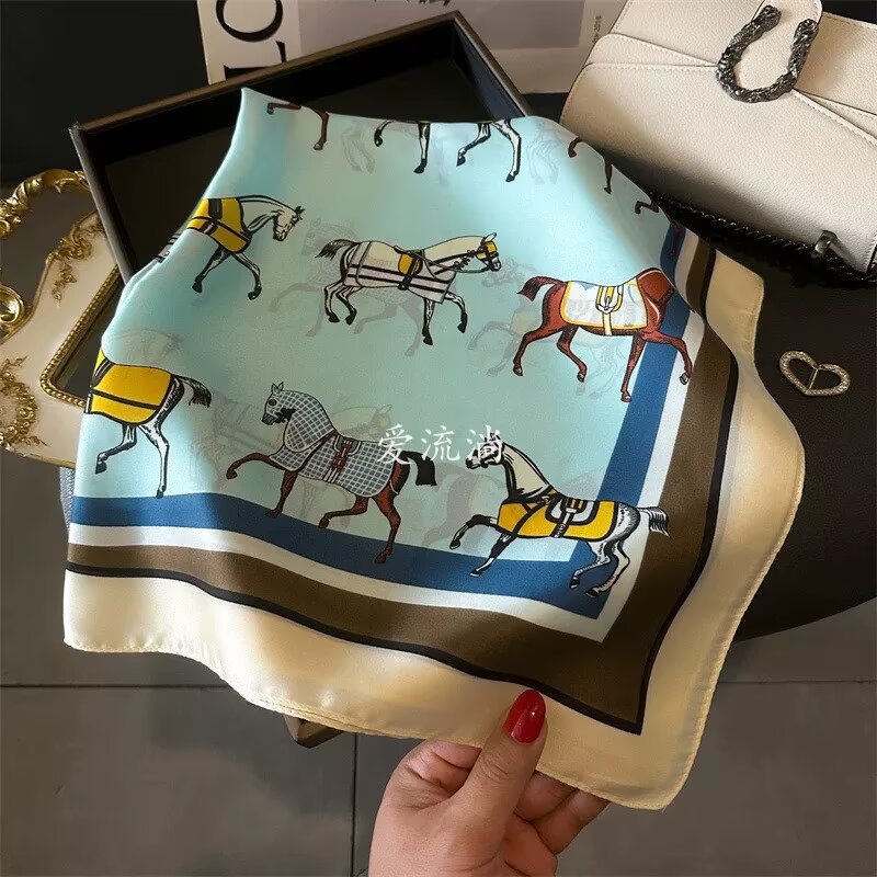 70cm Square Scarf  for Women R - Silk Neck Scarf recension och pris